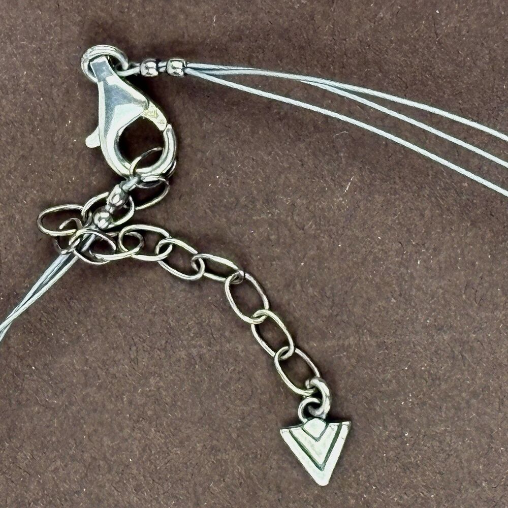 SILPADA N2021 Sterling Silver Serpentine Amazonite Howlite Glass Strand Necklace - Picture 3 of 4